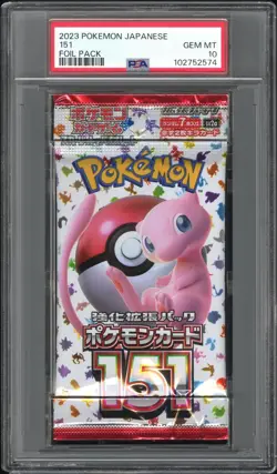 Pokemon 151 Authentic Sealed Booster Pack PSA 10 Gem Mint - Image 1