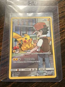 Pokemon Pikachu (Secret) 241/236 Sm-Cosmic Eclipse Holo - Image 1