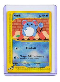 Marill 53/147 Pokemon TCG: Aquapolis 2002 Uncommon Near Mint Condition - Image 1