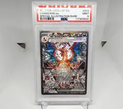 2023 POKEMON OBF EN-OBSIDIAN FLAMES SPECIAL ILLUSTRATION RARE CHARIZARD EX PSA 9 - Image 1