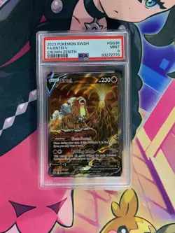Entei v Crown Zenith Galarian Gallery Holo Ultra Rare Pokemon GG36/GG70 PSA 9 - Image 2