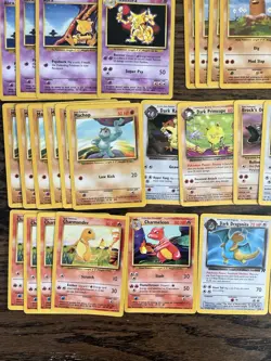 Pokemon TCG Team Rocket/Base/Gym Heroes Lot 70+ Cards Wizards Dark Dragonite💥 - Image 2
