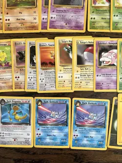 Pokemon TCG Team Rocket/Base/Gym Heroes Lot 70+ Cards Wizards Dark Dragonite💥 - Image 4