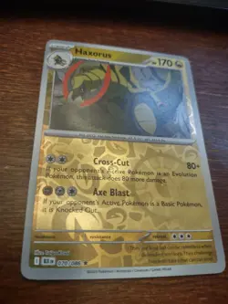 Haxorus 070/086 Sv: Black Bolt Reverse Holo pokemon card - Image 2