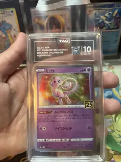 Pokemon Mew Japanese 25th Anniversary 002/028 Holo TAG 10 Gem Mint - Image 4