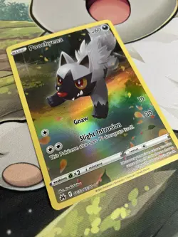 Pokemon TCG: Poochyena GG33/GG70 Crown Zenith: Galarian Gallery Holo - Image 2