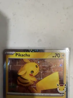Pokemon Pikachu 051/162 Pokemon Day Promo Holo Basic Random Spark Card - Image 2
