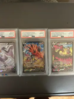 Pokemon Psa 10 Slab Bundle - Moltres, Articuno, Zapdos - Psa 10 Set - Image 1
