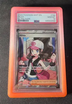 Pokemon Hilda 164 White Flare PSA 10 GEM MINT - Image 1