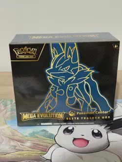 Pokemon TCG - Mega Evolution Lucario Pokemon Center Elite Trainer Box - Sealed - Image 1