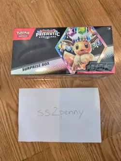 Pokemon Prismatic Evolutions Surprise Box New Sealed - Image 1