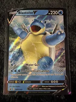 Pokemon TCG Blastoise V - SWSH101 - SWSH: Sword & Shield Promo Cards (SWSD) NM - Image 1