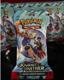 Pokemon Scarlet & Violet Journey Together Booster Pack w/sleeve x1 Random Art - Image 1