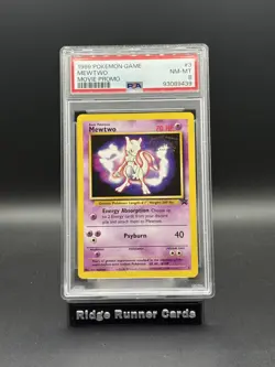 1999 POKEMON MEWTWO Movie Promo PSA 8 - Image 1