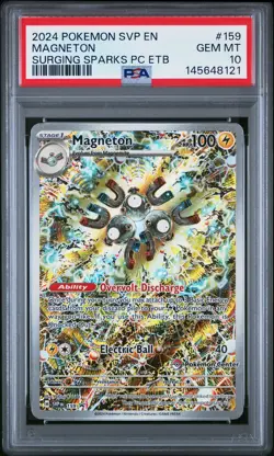Magneton 159 Surging Sparks Center ETB Promo Pokemon PSA 10 *121 - Image 1