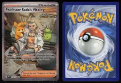 Professor Sada's Vitality 256/182 Special Illustration Rare Paradox Rift Pokemon - Image 3