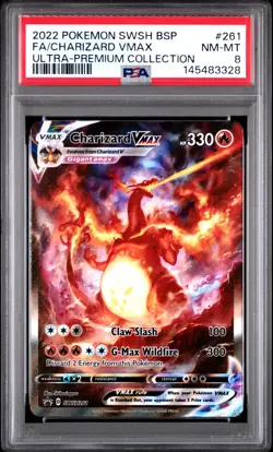 Charizard Vmax SWSH261 Sword & Shield UPC Promo Pokemon PSA 8 *328 - Image 1