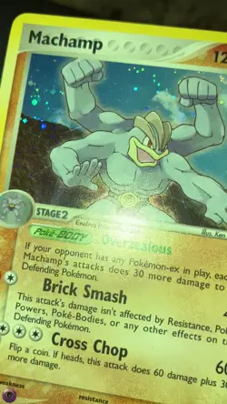 Pokemon TCG Machamp 11/108 Power Keepers Holo Rare LP+ - Image 2
