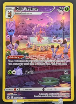 Pokemon Kricketune #GG02/GG70 English Crown Zenith Galarian Gallery - Image 1