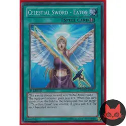 Yugioh Celestial Sword - Eatos DRLG-EN011 Super Rare 1st Edition NM - Image 1