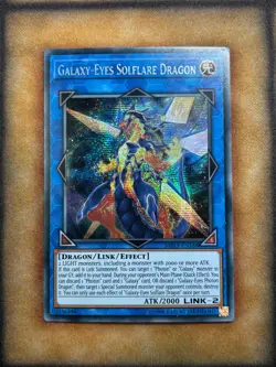 Yugioh Galaxy-Eyes Solflare Dragon MP19-EN188 Secret Rare NM - Image 1