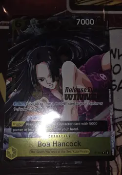 Bandai Boa Hancock Release Event Winner Promo One Piece Card Game P-115 - Image 3