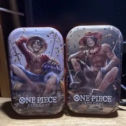 (2) One Piece Card Game Tin Pack Set Vol.2 SEALED - Image 1