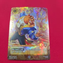 Disney Lorcana Beast - Gracious Prince (Enchanted) 224/204 Fabled Holo - Image 1