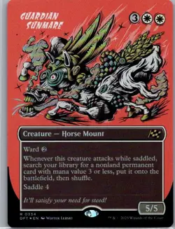 #334 Guardian Sunmare (Borderless) Aetherdrift Rare FOIL - Image 1