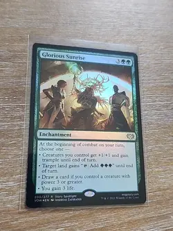 Mtg Glorious Sunrise Innistrad: Crimson Vow Foil Rare 200 - Image 1