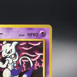 Mewtwo No. 150 Corocoro Comic Glossy Promo Pokemon Card Japanese 1998 - LP - Image 5