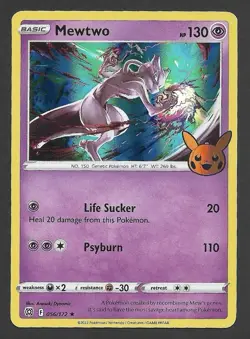 Mewtwo 056/172 Holo Rare Trick or Trade Halloween Pokemon Card NM-Mint - Image 1