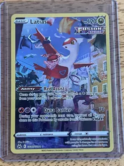2023 Pokemon Crown Zenith Latias Galarian Gallery Ultra Rare Holo GG20/GG70 - Image 1
