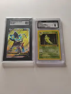 Pokemon Graded Luxray Full Art/2000 Base Set 2 Graded Metapod CGC Graded Cards - Image 1