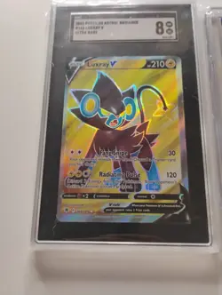 Pokemon Graded Luxray Full Art/2000 Base Set 2 Graded Metapod CGC Graded Cards - Image 3