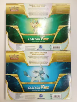 Pokemon - Sword & Shield - Glaceon & Leafeon Vstar Collection Boxes - Set - Image 2