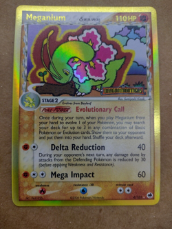 Pokemon Meganium Reverse Holo EX Dragon Frontiers 4/101 Near Mint Condition - Image 1