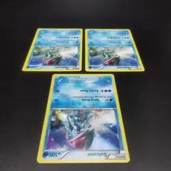 ~ Pokemon TCG ~ Suicune ~ 1 x 30/30 Holo & 2 x 14/30 Non Holo ~ Lightly Played ~ - Image 5