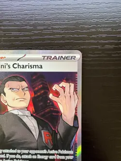 Pokemon Giovanni's Charisma Ultra Rare Full Art Holo SV151 197/165 - Image 3