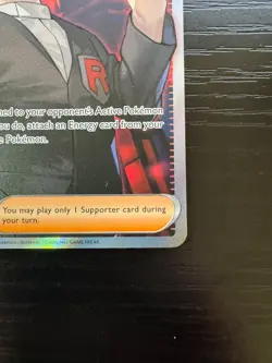 Pokemon Giovanni's Charisma Ultra Rare Full Art Holo SV151 197/165 - Image 5