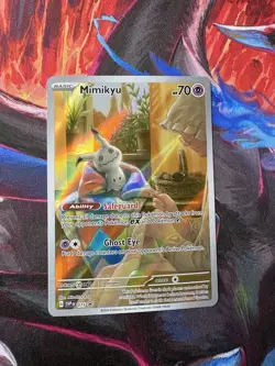 Pokemon Mimikyu Full Art Promo Holo Scarlet & Violet 075 Card - Image 2