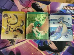 Set of 3 Factory Sealed 2022 Pokemon TCG Stacking Tins Lightning / Grass / Water - Image 1
