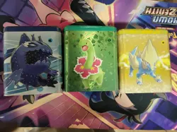 Set of 3 Factory Sealed 2022 Pokemon TCG Stacking Tins Lightning / Grass / Water - Image 2