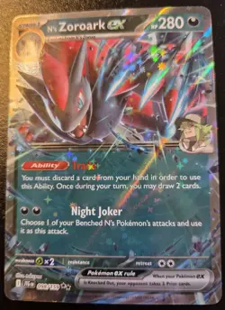 N's Zoroark EX 098/159 Double Rare Journey Together Pokemon TCG - Image 1