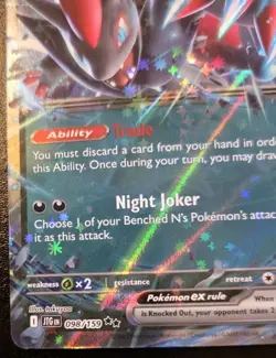 N's Zoroark EX 098/159 Double Rare Journey Together Pokemon TCG - Image 4