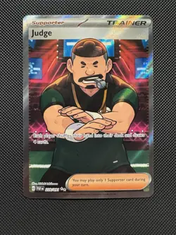 Pokemon TCG Judge 228/091 SV: Paldean Fates Ultra Rare Near Mint - Image 1