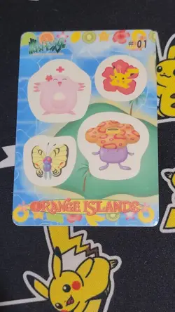 Sealdass Fancy Graffiti #1 Orange Island Chansey Bandai Pokemon Card Japanese - Image 1
