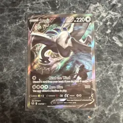 Pokemon Lugia V 186/195* Sword & Shield Promo Cards Holo 220 HP Aero Dive - Image 1