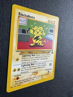 Pokemon Electabuzz Black Star Promo #46 WOTC Vintage - Image 2