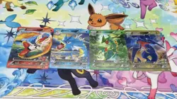 Pokemon ID Blue And Red Chinese Set Lot Of 4 SSR Cards - Image 2